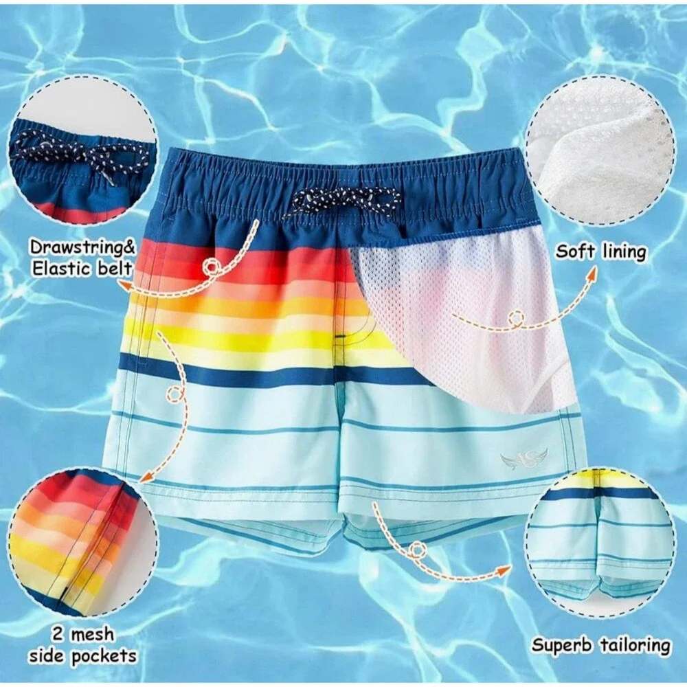 Angel Season Quick Dry Swimming Trunks Size 2T New With Tags